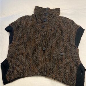 Brown and Black Women's Sweater